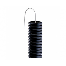 electrice alba - tub copex, flexibil ignifug, cu fir de tragere, 16 mm, gewiss, negru - gewiss - dx15116r